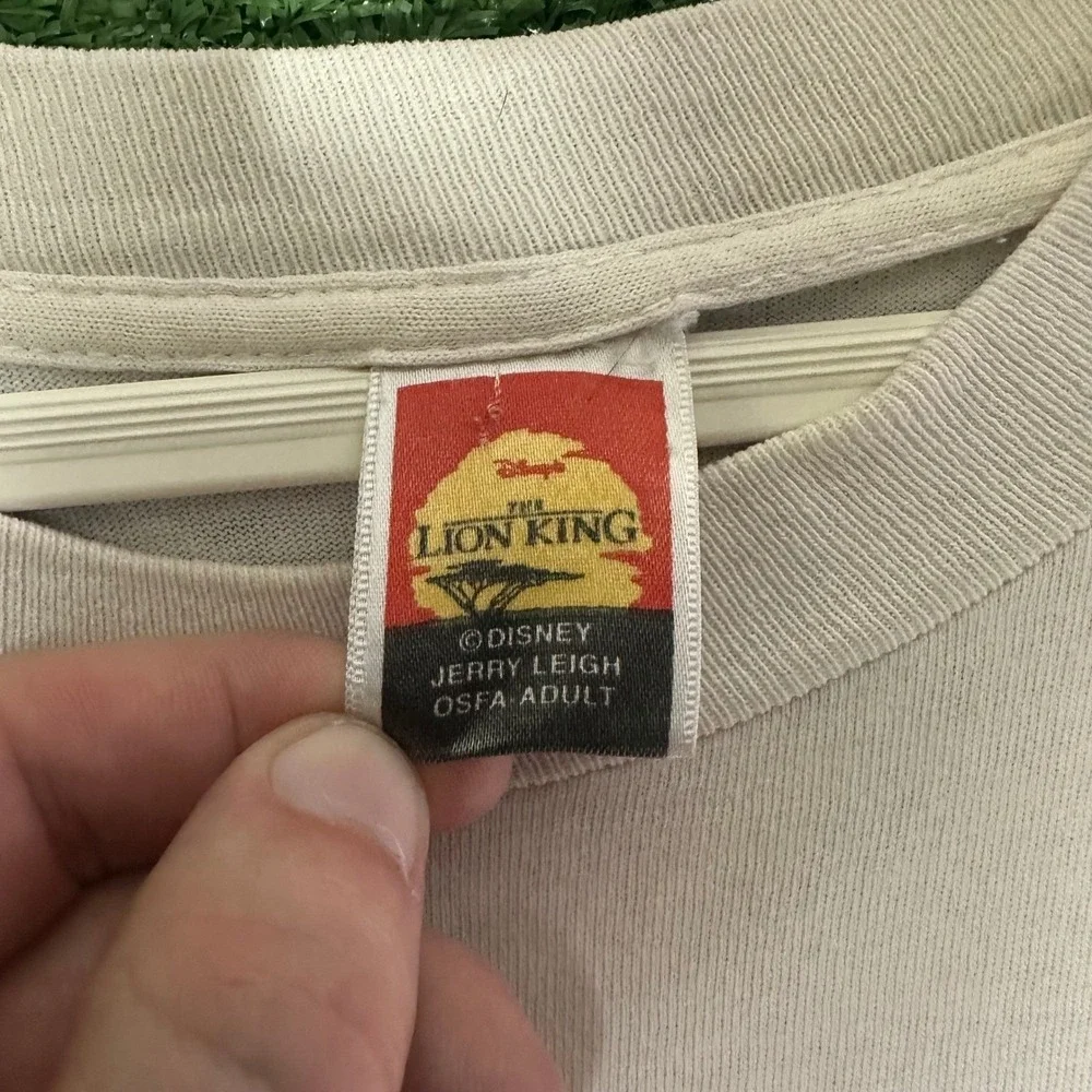 Vintage 90s‎ The Lion King Promo T Shirt Simba Nala Disney Jerry Leigh XL OSFA
